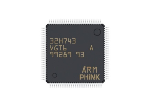 Single Core 32 บิต MCU STM32H743VGT6 Arm Cortex M7 MCU Flash 1MB RAM