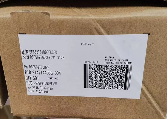 ชิป IC R5F562T6DDFF 32-Bit Single-Core ไมโครคอนโทรลเลอร์ IC 100MHz 64KB Flash