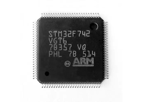 ไมโครคอนโทรลเลอร์แบบฝัง IC STM32H742VGT6 1MB วงจรรวมอิเล็กทรอนิกส์