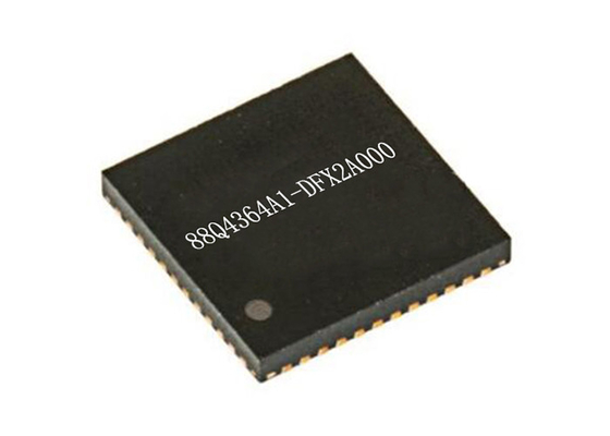 อีเธอร์เน็ต IC 88Q4364A1-DFX2A000 ตัวรับส่งสัญญาณเลเยอร์ทางกายภาพอีเธอร์เน็ตคู่เดียว WQFN52