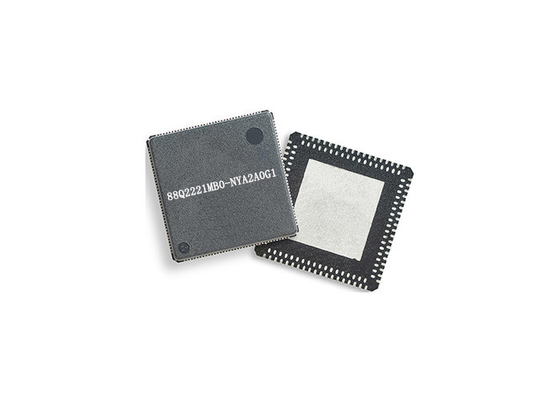 ชิปวงจรรวมคู่เดียว 88Q2221MB0-NYA2A0G1 IC สวิตช์อีเธอร์เน็ตยานยนต์