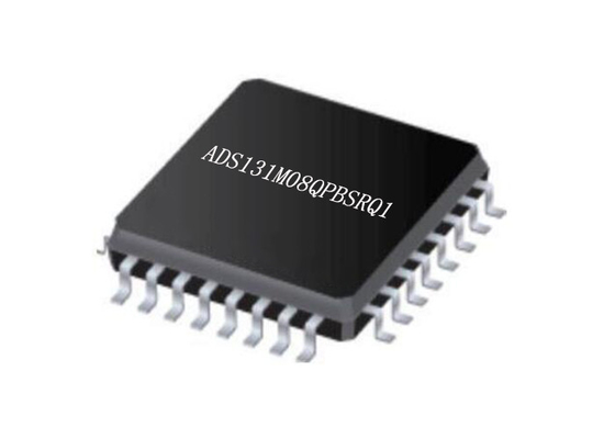 ชิปรถยนต์ ADS131M08QPBSRQ1 24Bit ตัวแปลงอนาล็อกเป็นดิจิตอล TQFP32 ชิป IC