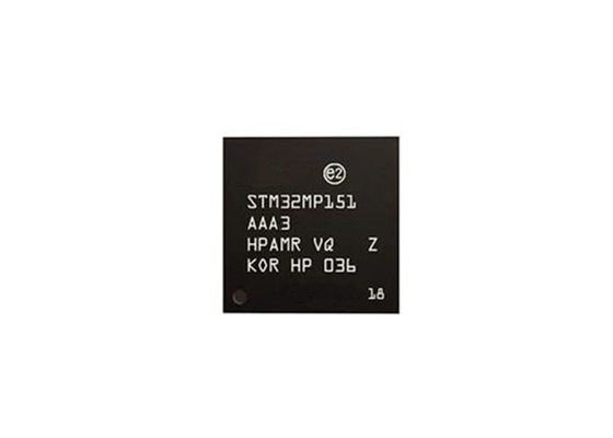ประสิทธิภาพสูง STM32MP151AAA3 ไมโครโปรเซสเซอร์ IC 1 คอร์ 32 บิต 448-LFBGA