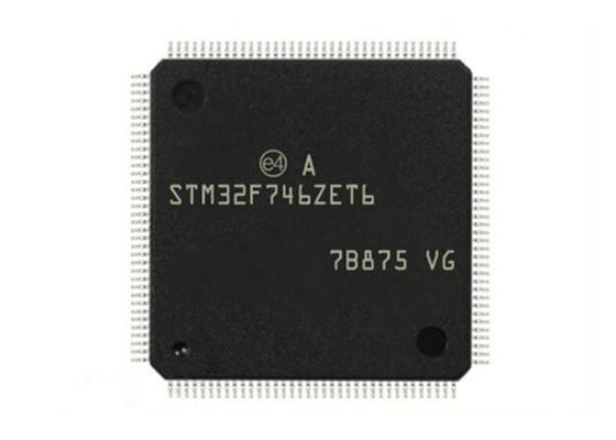 216MHz ไมโครคอนโทรลเลอร์ MCU STM32F746ZET6 ไมโครคอนโทรลเลอร์ชิป 144LQFP Arm Cortex MCUs