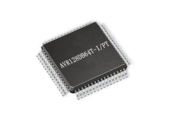 ไมโครคอนโทรลเลอร์ประสิทธิภาพสูง MCU AVR128DB64T-I/PT 8-Bit 24MHz 64-TQFP