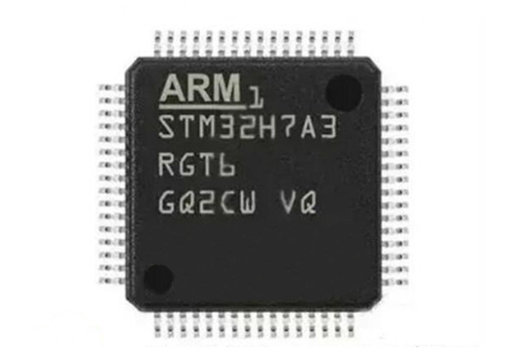 32Bit Arm Cortex MCUs STM32H7A3RGT6 ไมโครคอนโทรลเลอร์ MCU 64LQFP ประสิทธิภาพสูง
