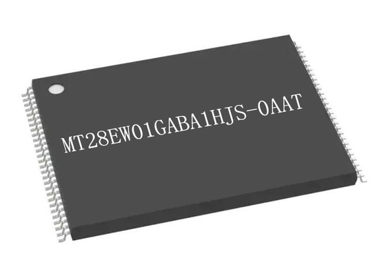 ชิปวงจรรวม MT28EW01GABA1HJS-0AAT NOR ชิปหน่วยความจำ 56TSOP 1Gbit Parallel