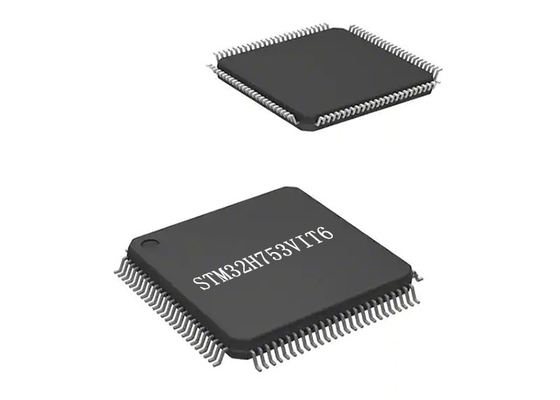 ไมโครคอนโทรลเลอร์ ARM Cortex IC STM32H753VIT6 480MHz 100-LQFP Surface Mount