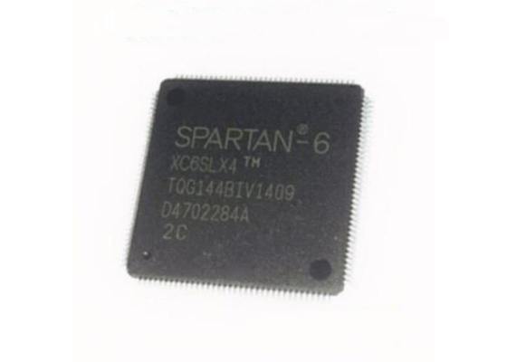 แฟลด์โปรแกรมเกตแอร์เรย์ XC6SLX4-2TQG144C 144LQFP Spartan 6 LX ชิป FPGA