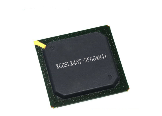 ICs ชิป XC6SLX45T-3FGG484I 1080 MHz สนามโปรแกรม Gate Array 484BBGA