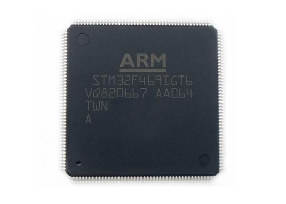 ชิป IC 176LQFP STM32F469IGT6 แขน 32Bit Cortex-M4 CPU 180MHz ไมโครคอนโทรลเลอร์ MCU