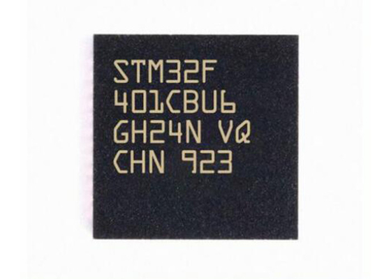 UFQFN48 STM32F401CBU6 ไมโครคอนโทรลเลอร์ MCU 84MHz 128KB FLASH ไมโครคอนโทรลเลอร์ IC