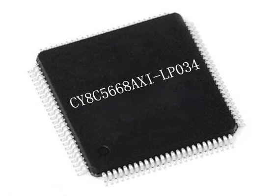 67MHz ไมโครคอนโทรลเลอร์ MCU CY8C5668AXI-LP034 ระบบที่ตั้งโปรแกรมได้บนชิป 100TQFP