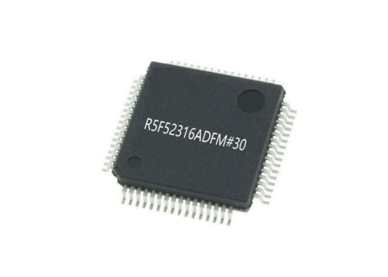 ไมโครคอนโทรลเลอร์ MCU R5F52316ADFM#30 256KB 32-bit RXv2 CPU Core 64-LFQFP