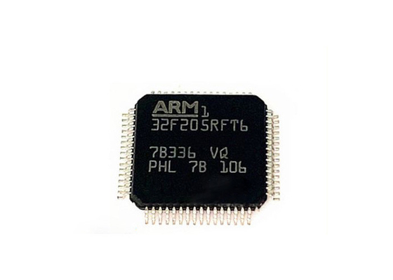 Surface Mount STM32F205RFT6 120MHz 768KB ARM ไมโครคอนโทรลเลอร์แบบฝังตัว IC