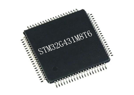 ไมโครคอนโทรลเลอร์ MCU STM32G431M8T6 32Bit ไมโครคอนโทรลเลอร์ IC 80LQFP ประสิทธิภาพสูง