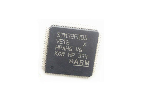 ไมโครคอนโทรลเลอร์ MCU STM32F205VET6 ไมโครคอนโทรลเลอร์ IC 32-Bit Single-Core