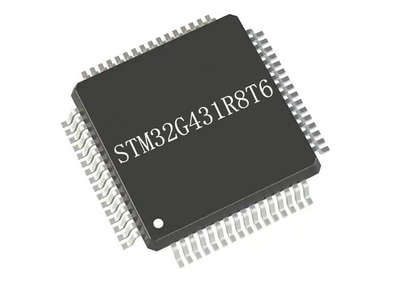 32Bit Single Core STM32G431R8T6 ไมโครคอนโทรลเลอร์ MCU 64LQFP ชิปไมโครคอนโทรลเลอร์