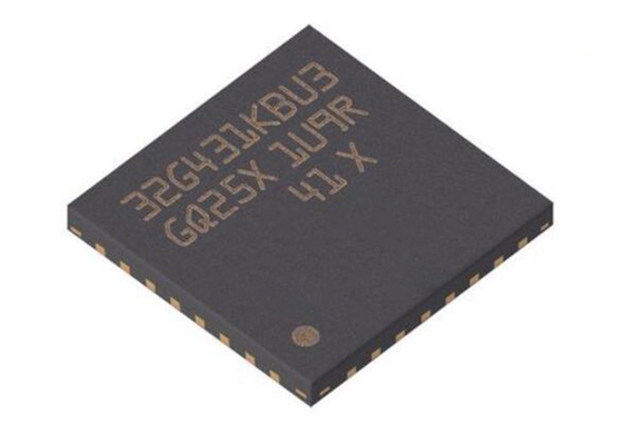 170MHz ไมโครคอนโทรลเลอร์ MCU STM32G431KBU3 ARM Cortex-M4F 32UFQFN Single Core