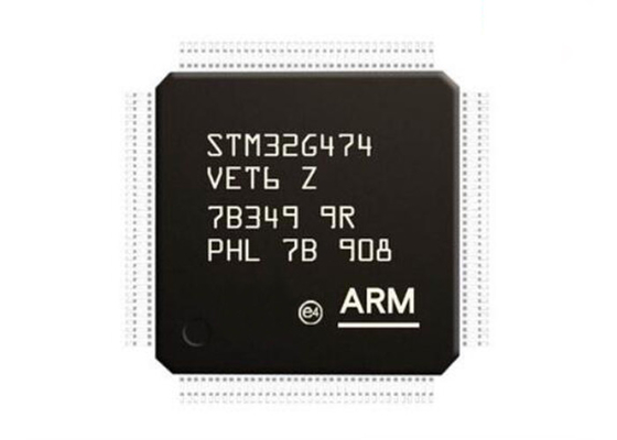 ไมโครคอนโทรลเลอร์ MCU STM32G474VET6 ชิปไมโครคอนโทรลเลอร์ 100LQFP ประสิทธิภาพสูง