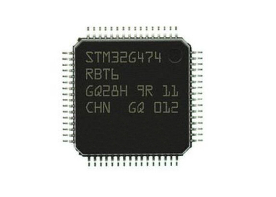 ไมโครคอนโทรลเลอร์ MCU STM32G474RBT6 ชิปไมโครคอนโทรลเลอร์ LQFP64 170MHz Single Core