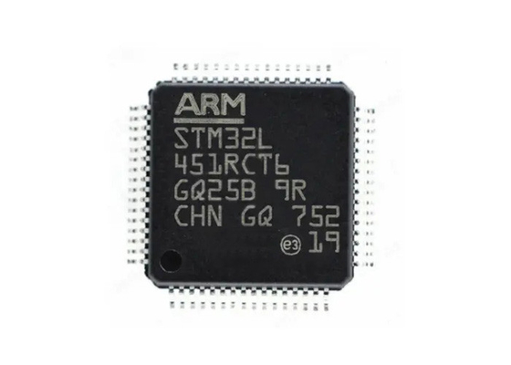 STM32L451RCT6 ไมโครคอนโทรลเลอร์ MCU 32 บิต มิโครคอนโทรลเลอร์แกรนด์เดียว 80MHz MCU ที่ติดตั้ง