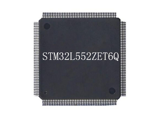 144-LQFP STM32L552ZET6Q ไมโครคอนโทรลเลอร์ MCU 110MHz ARM Cortex-M33 ไมโครคอนโทรลเลอร์ IC