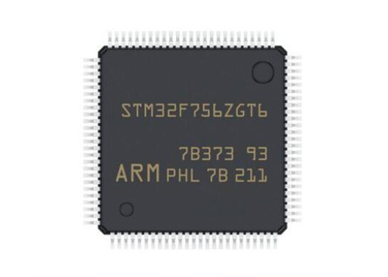 STM32F756ZGT6 ไมโครคอนโทรลเลอร์ MCU 216MHz ชิปไมโครคอนโทรลเลอร์ LQFP144 Single Core