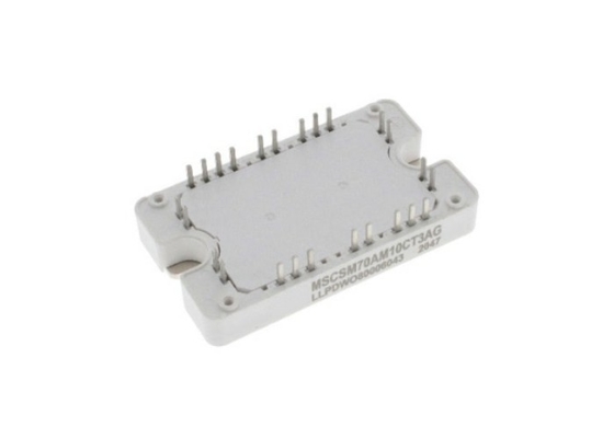 MSCSM70AM10CT3AG โมดูลอุปกรณ์กึ่งตัวนำแบบแยก 700V 241A 690W ติดที่แชสซี SP3F
