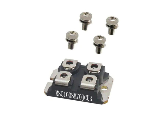 โมดูล IGBT ยานยนต์ MSC100SM70JCU3 โมดูล N-Channel IGBT ซิลิคอนคาร์ไบด์ 365W