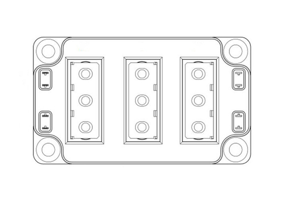 โมดูล IGBT สำหรับยานยนต์ MSCSM170DUM039AG 2N-Channel อาร์เรย์ MOSFET แหล่งที่มาทั่วไป