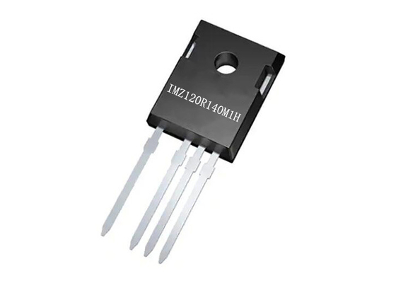 ชิปวงจรรวม IMZ120R140M1H ทรานซิสเตอร์ MOSFET แบบ Single FETs TO-247-4