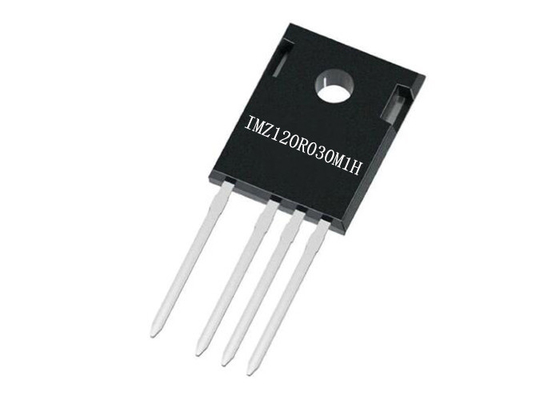 ชิปวงจรรวม IMZ120R030M1H ทรานซิสเตอร์ N-Channel ซิลิคอนคาร์ไบด์ TO-247-4