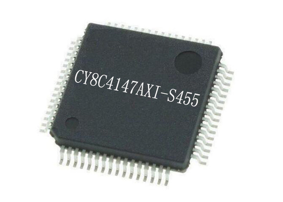32Bit Single Core CY8C4147AXI-S455 ชิปไมโครคอนโทรลเลอร์ TQFP64 ชิป IC 48MHz