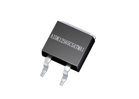 ซิลิคอนคาร์ไบด์ Schottky AIDK12S65C5ATMA1 650V วงจรเรียงกระแสไดโอดเดี่ยว TO-263-3