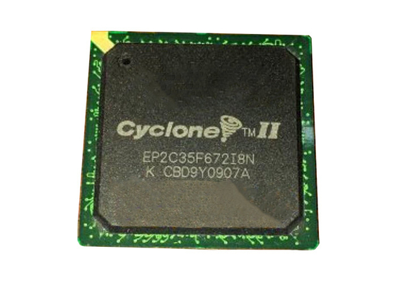 ชิป FPGA EP2C35F672I8N อาร์เรย์เกตที่ตั้งโปรแกรมฟิลด์ได้ FBGA672 ชิป IC ไซโคลน II
