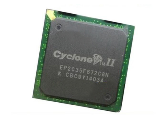 672-FBGA EP2C35F672C8 Cyclone II เกทอาร์เรย์ที่ตั้งโปรแกรมภาคสนามได้ ชิป FPGA 260MHz