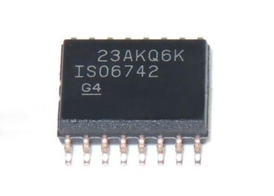 ชิปวงจรรวม ISO6742DWR 50Mbps Quad Channel Digital Isolators 16-SOIC