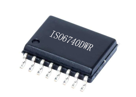 4 Channel Digital Isolator ISO6740DWR 50Mbps ชิปวงจรรวม 16-SOIC