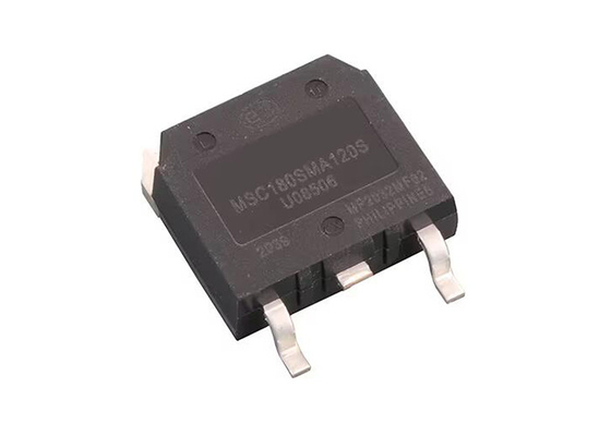 ทรานซิสเตอร์ N-Channel MSC180SMA120S SiC MOSFET TO-268-3 ชิปวงจรรวม