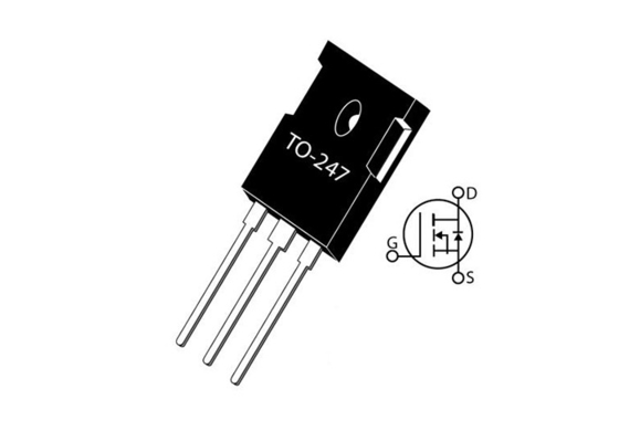 ชิปวงจรรวม MSC017SMA120B ซิลิคอนคาร์ไบด์ N-Channel Power MOSFET TO-247-3