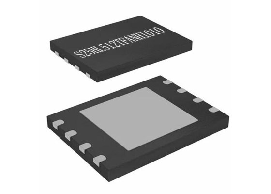 ชิปหน่วยความจำ 512Mbit S25HL512TFANHI010 166MHz FLASH NOR หน่วยความจำ IC ชิป IC 8-WDFN
