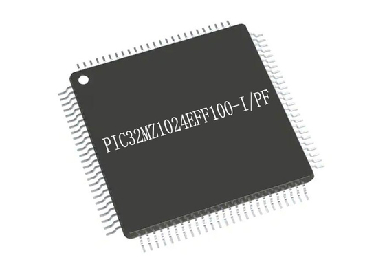 Single Core PIC32MZ1024EFF100-I/PF ชิปไมโครคอนโทรลเลอร์ 32 บิต TQFP100 ชิป IC