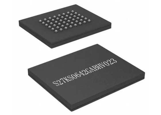 S27KS0642GABHV023 ชิปไอซี Pseudo SRAM หน่วยความจำ IC 64Mbit HyperBus 200 MHz