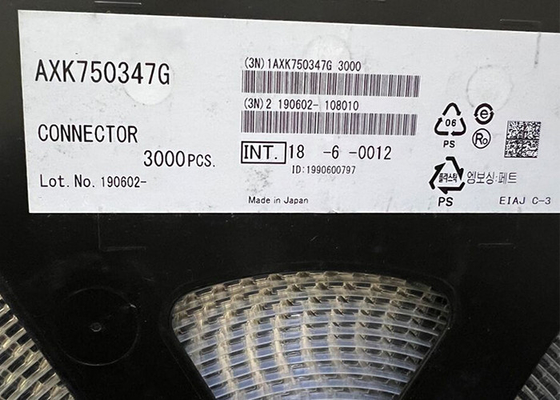 AXK750347G ชิปวงจรรวม 50 ตำแหน่งขั้วต่อสี่เหลี่ยมผืนผ้า 300mA 60V