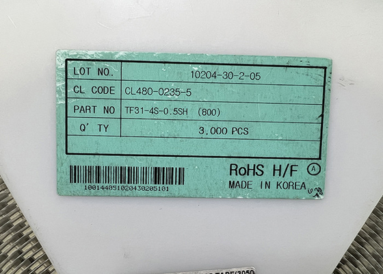 TF31-4S-0.5SH วงจรรวมตัวเชื่อมต่อแบบยืดหยุ่นชิปวงจรรวม