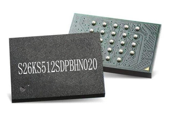 S26KS512SDPBHN020 NOR หน่วยความจำ IC ชิปวงจรรวม 24-FBGA 512Mbit หน่วยความจำ IC