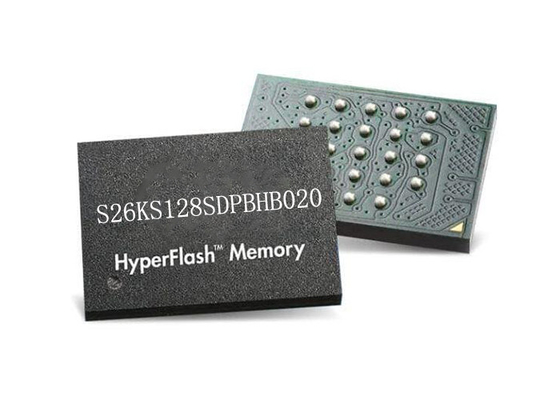 ชิปวงจรรวม S26KS128SDPBHB020 ชิปหน่วยความจำ 24-FBGA NOR Flash Memory IC