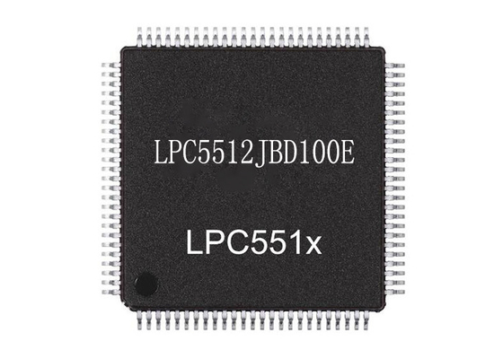150MHz Single Core LPC5512JBD100E ไมโครคอนโทรลเลอร์แบบฝัง 100-LQFP 64KB Flash