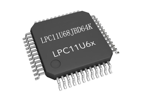 ชิป IC LPC11U68JBD64K 64-LQFP ไมโครคอนโทรลเลอร์ MCU 50MHz Single Core ARM Cortex-M0+